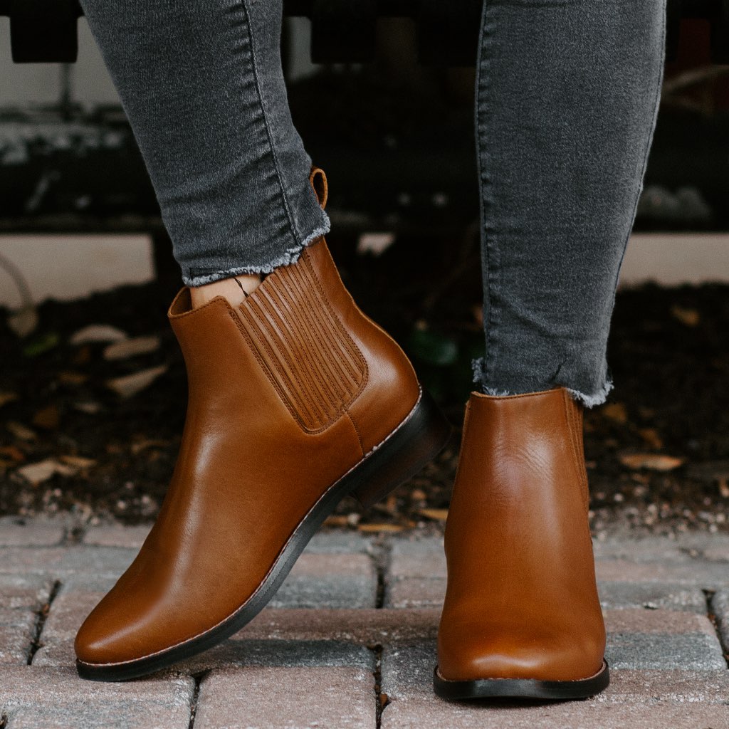 Thursday Boots Dreamer Bőr Chelsea Csizma Női Barna | HU229KOR