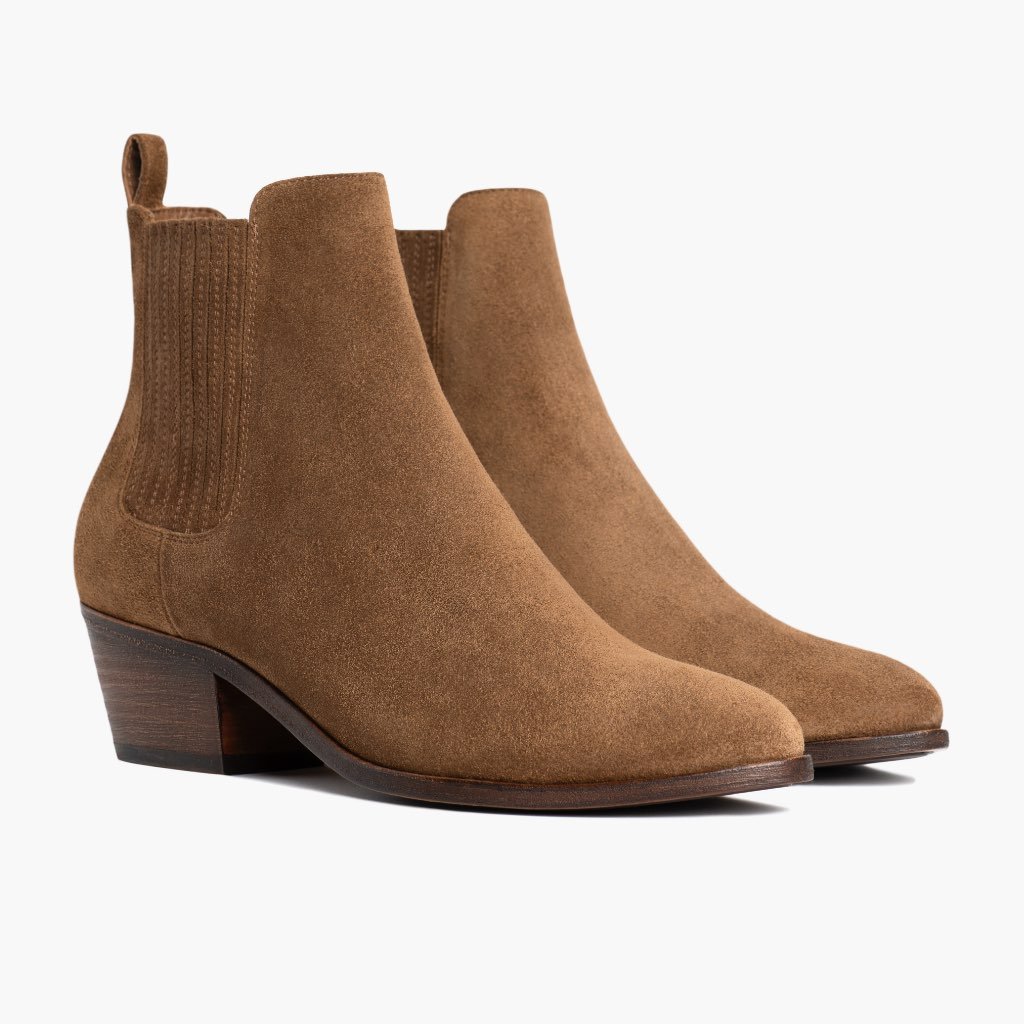 Thursday Boots Dreamer Velúr Chelsea Csizma Női Barna | HU227ZUT