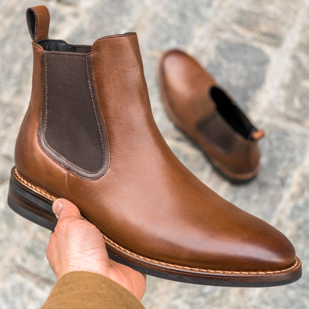 Thursday Boots Duke Bőr Csizma Férfi Barna | HU390DFM30