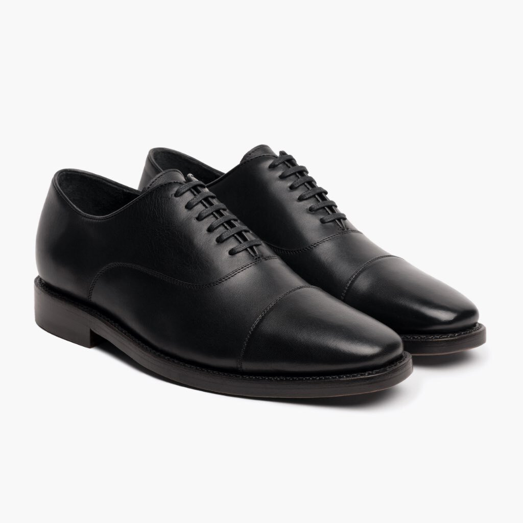 Thursday Boots Executive Bőr Classic Ruha Cipő Férfi Fekete | HU350QMA