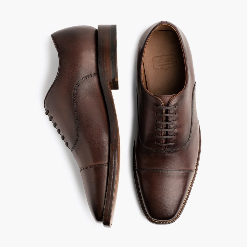 Thursday Boots Executive Bőr Classic Ruha Cipő Férfi Barna | HU352NWY