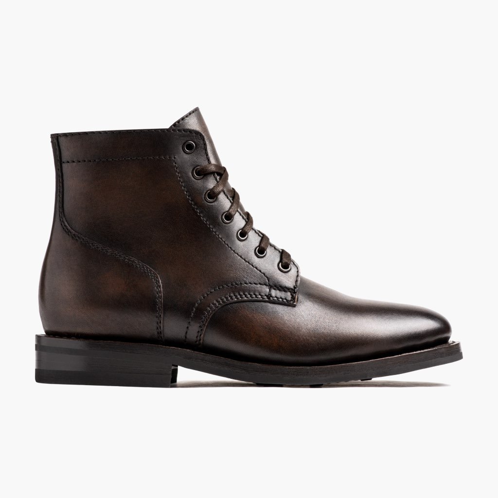 Thursday Boots President Bőr Classic Fűzős Csizma Férfi Kávé | HU401WNB