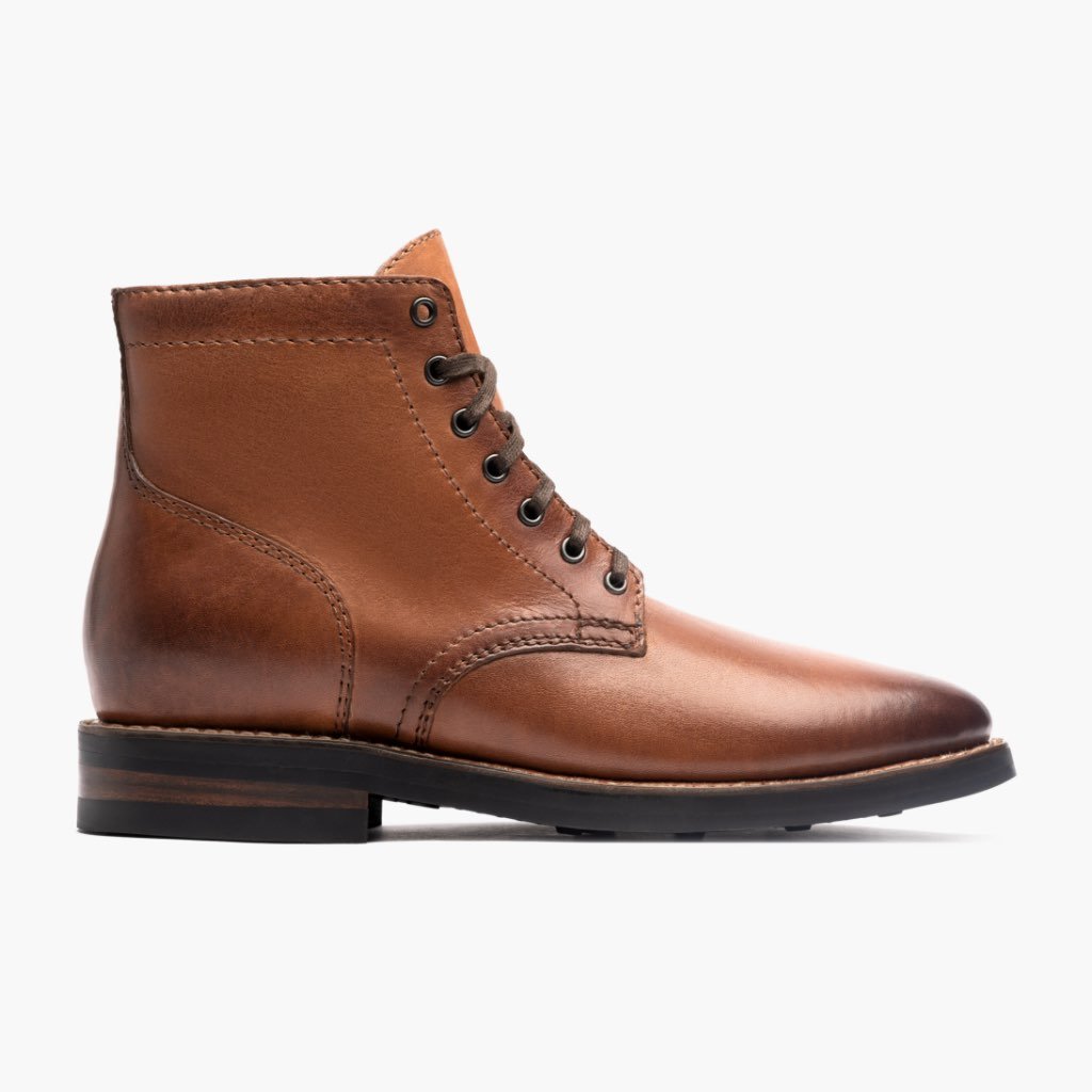 Thursday Boots President Bőr Classic Fűzős Csizma Férfi Barna | HU402QMA