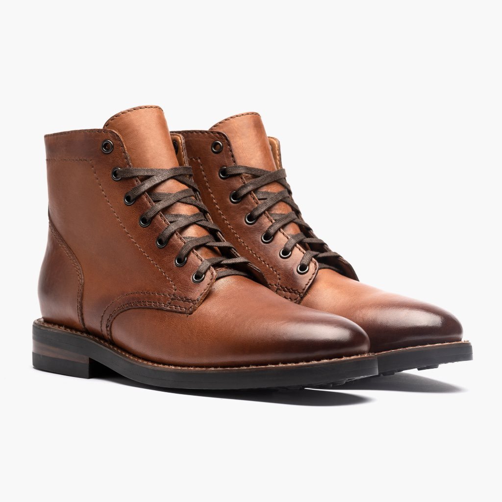 Thursday Boots President Bőr Classic Fűzős Csizma Férfi Barna | HU402QMA