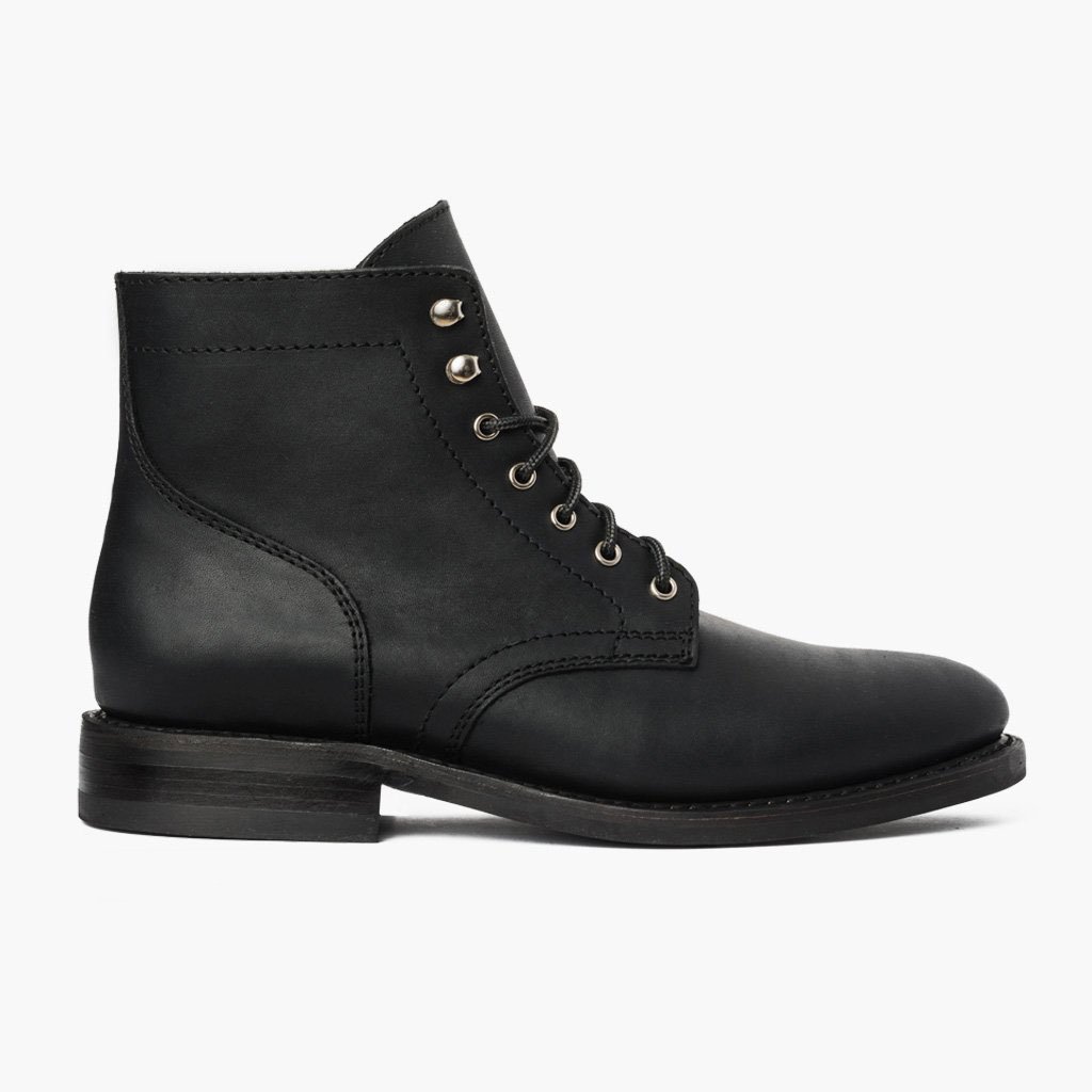 Thursday Boots President Bőr Rugged & Resilient Csizma Férfi Fekete | HU390DFM10