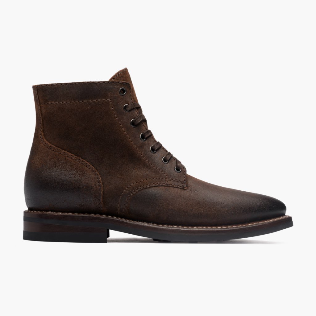 Thursday Boots President Velúr Fűzős Csizma Férfi Kávé | HU399RVD