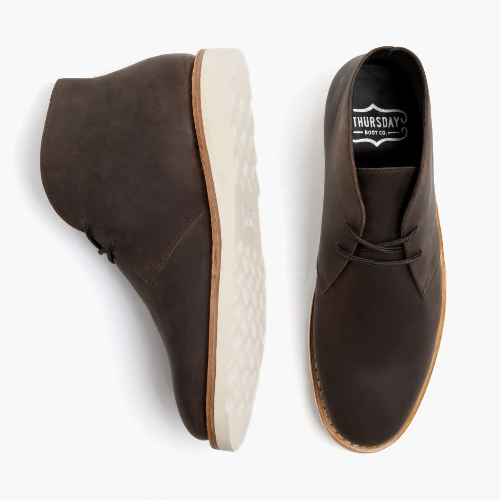 Thursday Boots Scout Bőr Chukka Csizma Férfi Taupe | HU68VRW