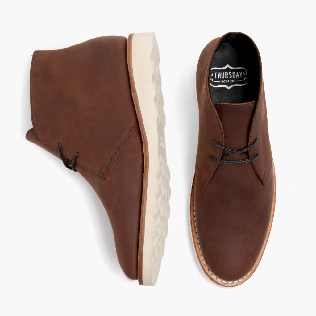 Thursday Boots Scout Bőr Chukka Csizma Férfi Barna | HU69CTV