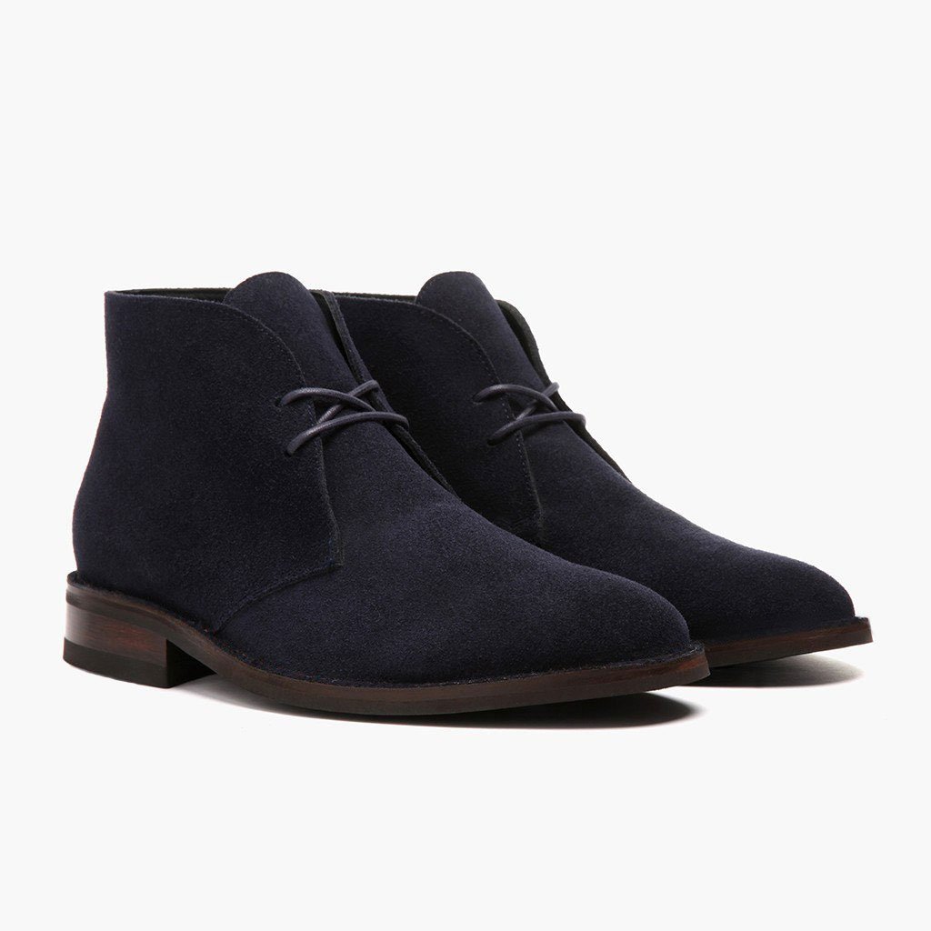 Thursday Boots Scout Velúr Chukka Csizma Férfi Kék | HU60TCE