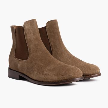 Thursday Boots Cavalier Velúr Chelsea Csizma Férfi Barna | HU95CTV