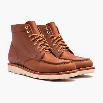 Thursday Boots Diplomat Bőr Rugged & Resilient Csizma Férfi Barna | HU390DFM33