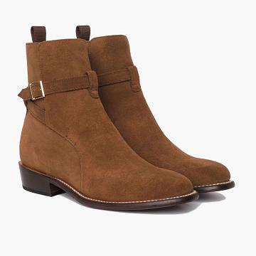 Thursday Boots Rogue Velúr Rugged & Resilient Chelsea Csizma Férfi Kávé | HU7YXF