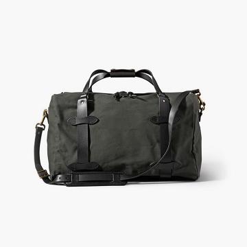 Thursday Boots Rugged Twill Duffle Bőr Táska Férfi Zöld | HU312DFM