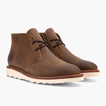 Thursday Boots Scout Nubuck Fűzős Csizma Férfi Kávé | HU394OKI